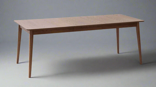 Burrow Serif Mid Century Style Extendable Walnut Dining Table (59"-79") FFE258-457