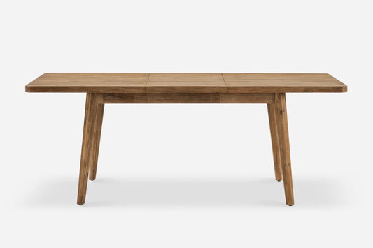 Castlery Seb Mid Century Solid Acacia Wood Extendable Dining Table 75"-94" FFE-1077