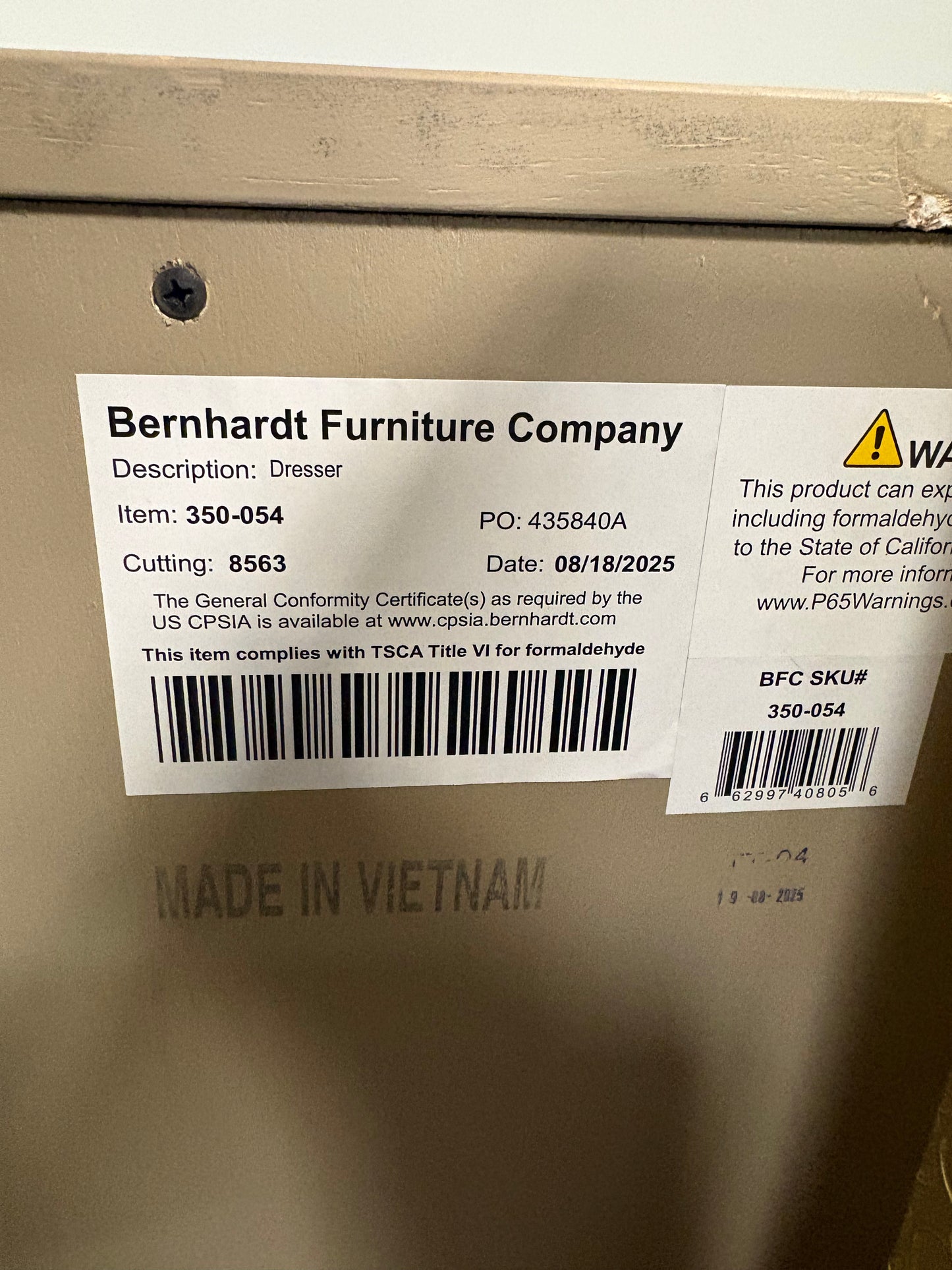 Bernhardt Antibes Dresser FFE-1206