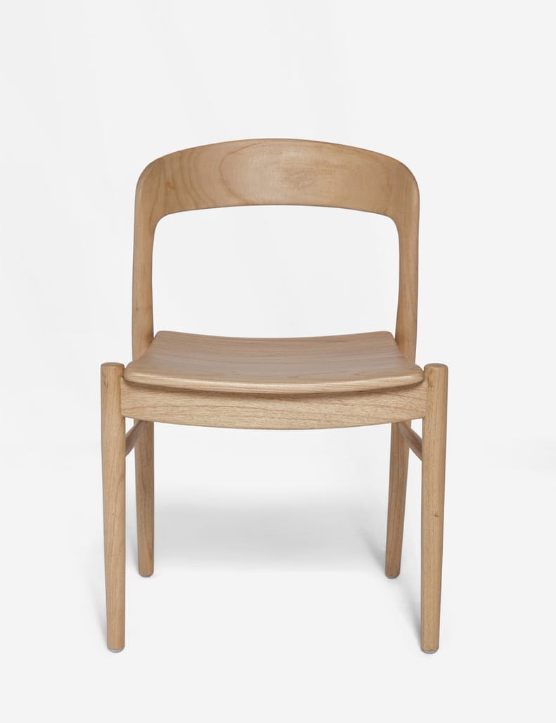Pair (2) Lulu & Georgia Ida Dining Side Chair Natural FFE258-296