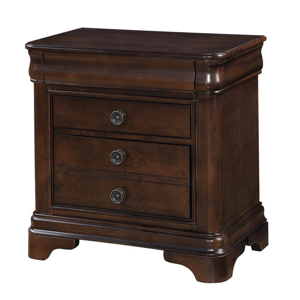 Picket House Furnishings Conley Cherry Queen Panel 4PC Bedroom Set FFE-1044
