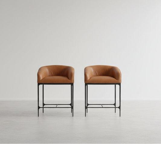 Pair (2) AH Home Osbourne Counter Stools FFE-1438
