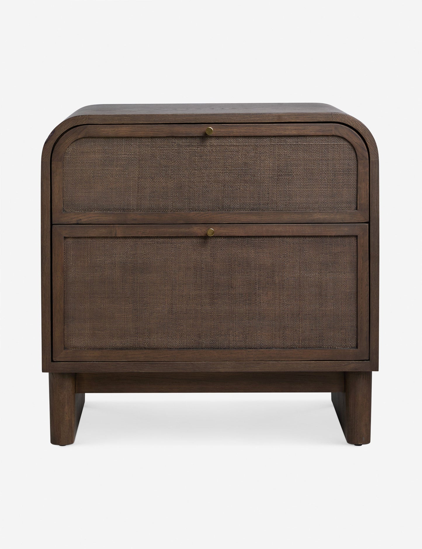 Pair (2) Lulu & Georgia Suzette Smoked Oak Nightstands FFE-815