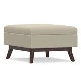 Owen 34" Coffee Table Storage Ottoman in Natural Linen Look Fabric FFW258-606