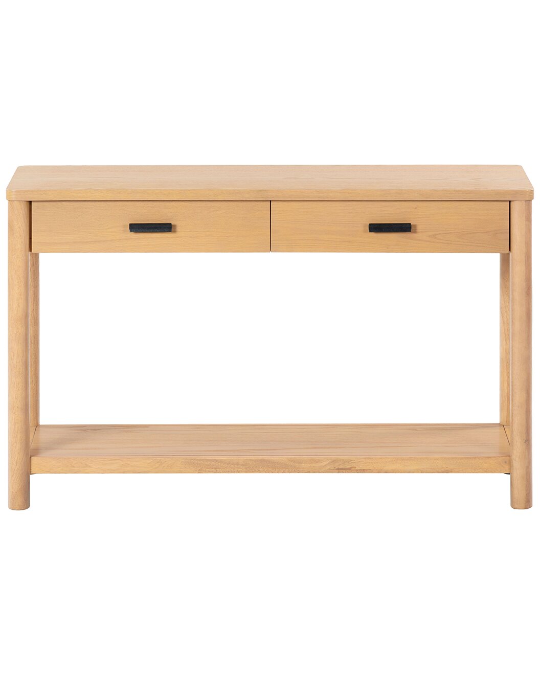 Safavieh Couture Jaylessa Wood 2 Drawer Natural Console Table FFE-827