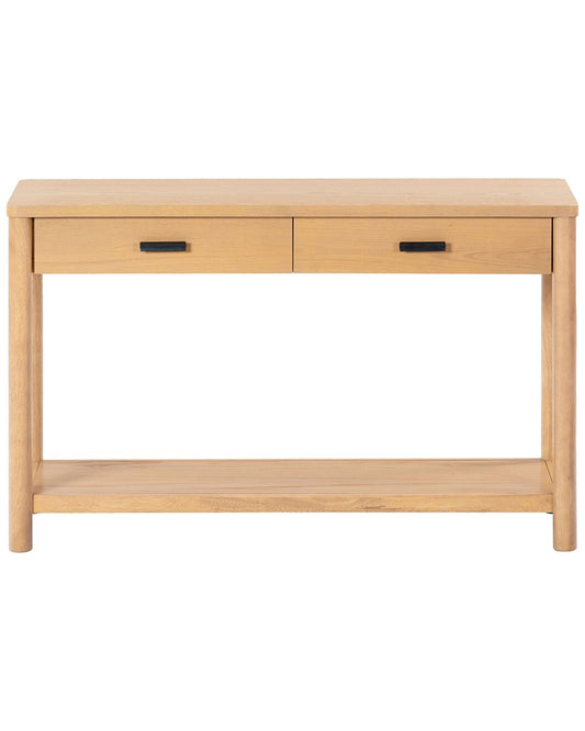 Safavieh Couture Jaylessa Wood 2 Drawer Natural Console Table FFE-827
