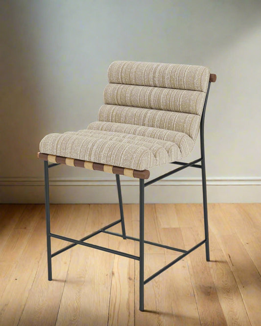 Denver Modern Vail Counter Stool / Sand / Oak (3 avail) FFE-765