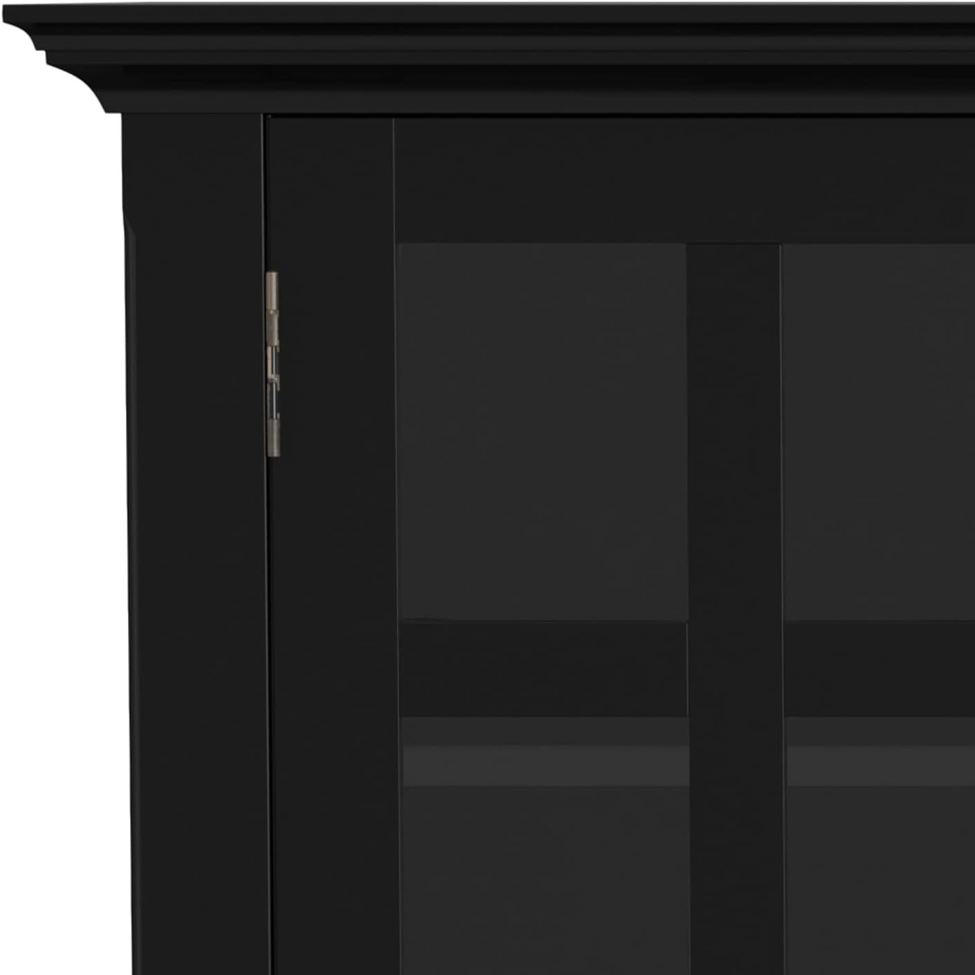 Arcadian Tall Black Media Stand FFW-725