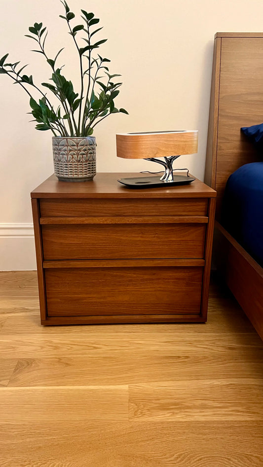 Pair (2) Castlery Joseph Walnut Nightstands FFE258-598