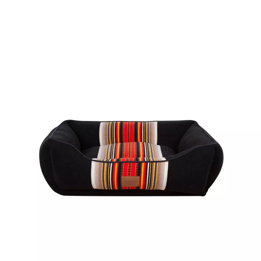 Pendleton Pets Black National Park Kuddler Acadia / Small Dog Bed FFW-1115