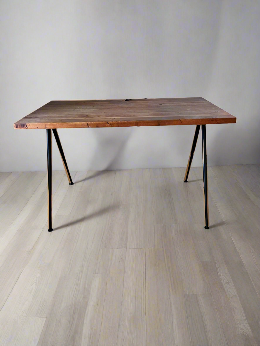 Wood Top Ames Exus Metal Legs Desk JB240-13