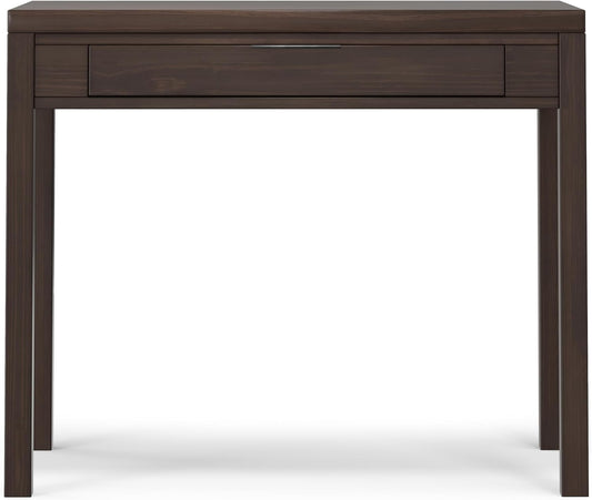 Hollander Solid Wood 38" Desk in Warm Walnut Brown FFW258-658