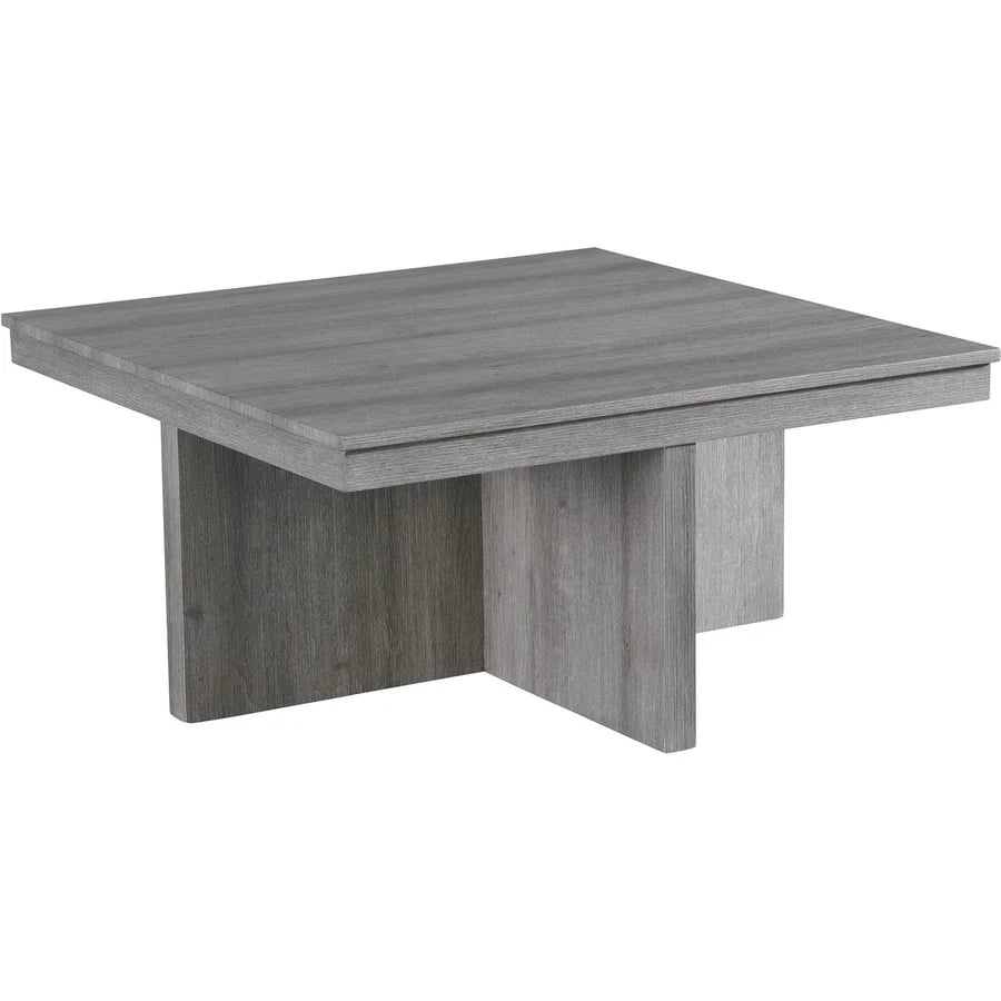 Elements International Grey Uster Coffee Table w4 Storage Stools FFE-1244