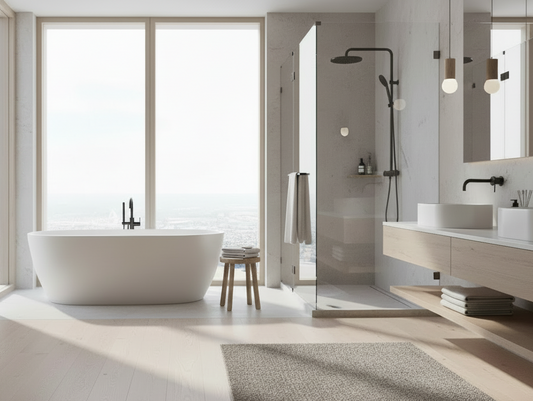 TUYO Organic Turkish Cotton 60 x 60" Bathmat in Satellite Brown FFW-1228