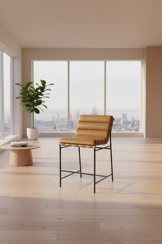Denver Modern Vail Counter Stool / Sunflower Walnut FFE-1105