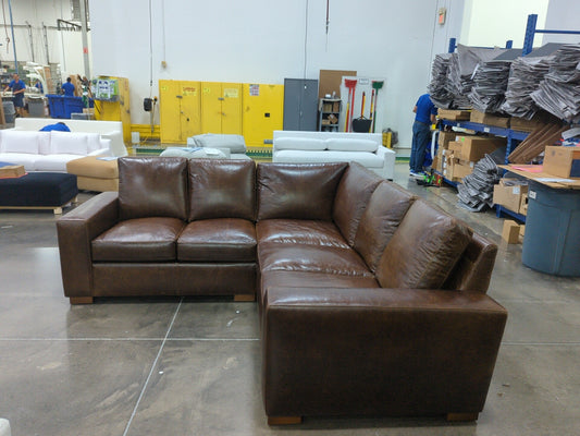 BenchMade Modern Couch Potato Extra Deep Sectional (95x95 Corner On Right) FFE-1112