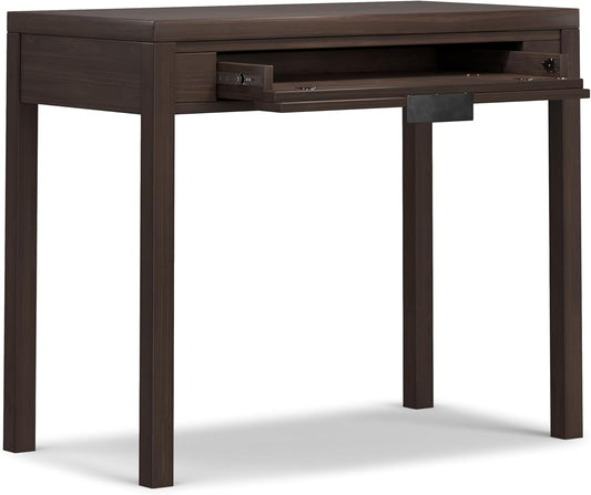 Hollander Solid Wood 38" Desk in Warm Walnut Brown FFW258-658