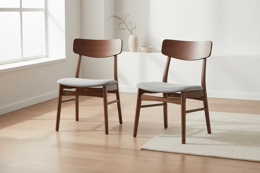 Pair (2) Hoft Home Mid Century Style Amara Dining Chairs (2 pr avail) FFE-1280