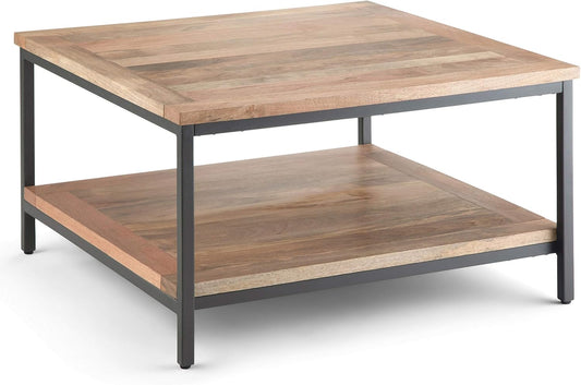Skyler Mango Wood 34" Coffee Table in Natural  FFW258-651
