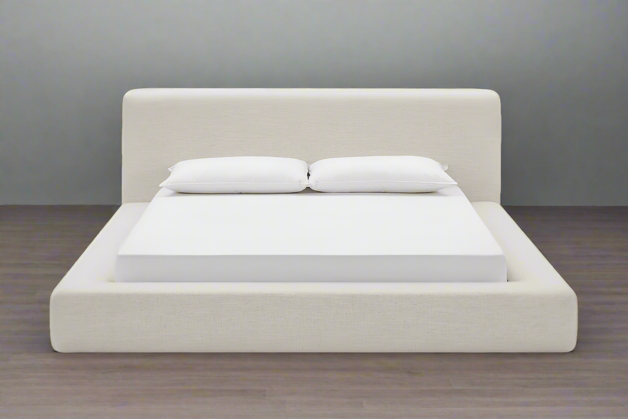 Castlery Dawson King Size Low Profile Platform Bed Beach Linen FFE258-570