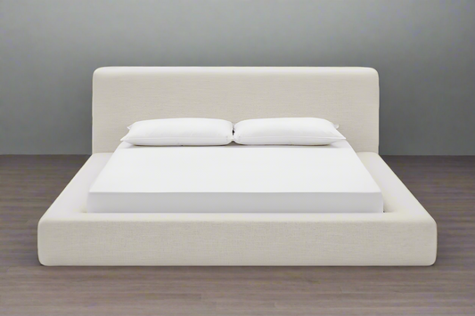 Castlery Dawson King Size Low Profile Platform Bed Beach Linen FFE258-570