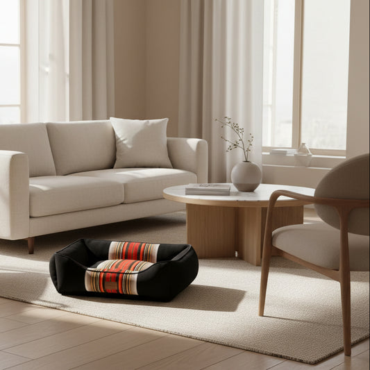 Pendleton Pets Black National Park Kuddler Acadia / Small Dog Bed FFW-1115