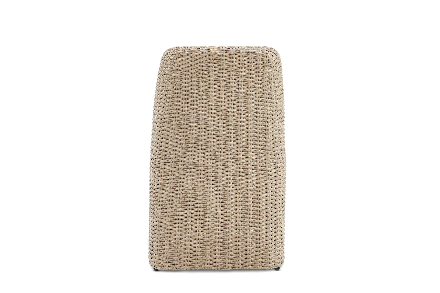 Pair Castlery Lorna Outdoor Dining Side Resin Wicker Chair Oat & Covers FFE258-558