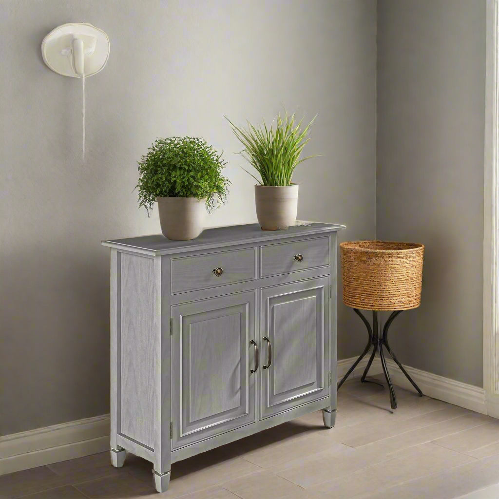 Connaught Entry Cabinet in Fog Grey FFW-726