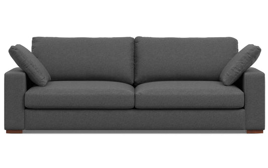 Charlie 96-inch Grey Sofa in Tightly Woven Performance Fabric FFW-964