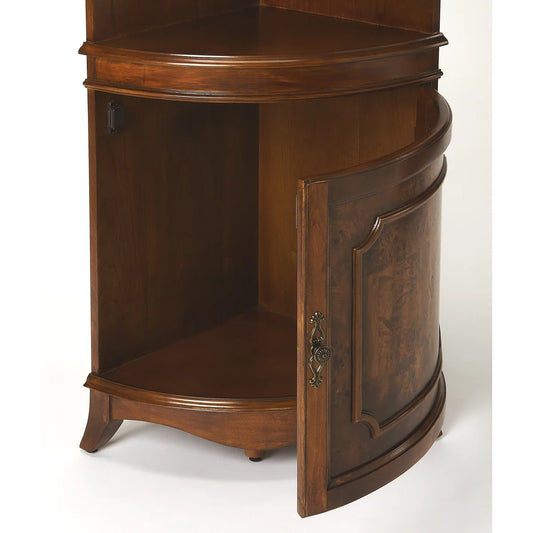 Lark Manor Ansah Corner China Wood Cabinet FFE-1204