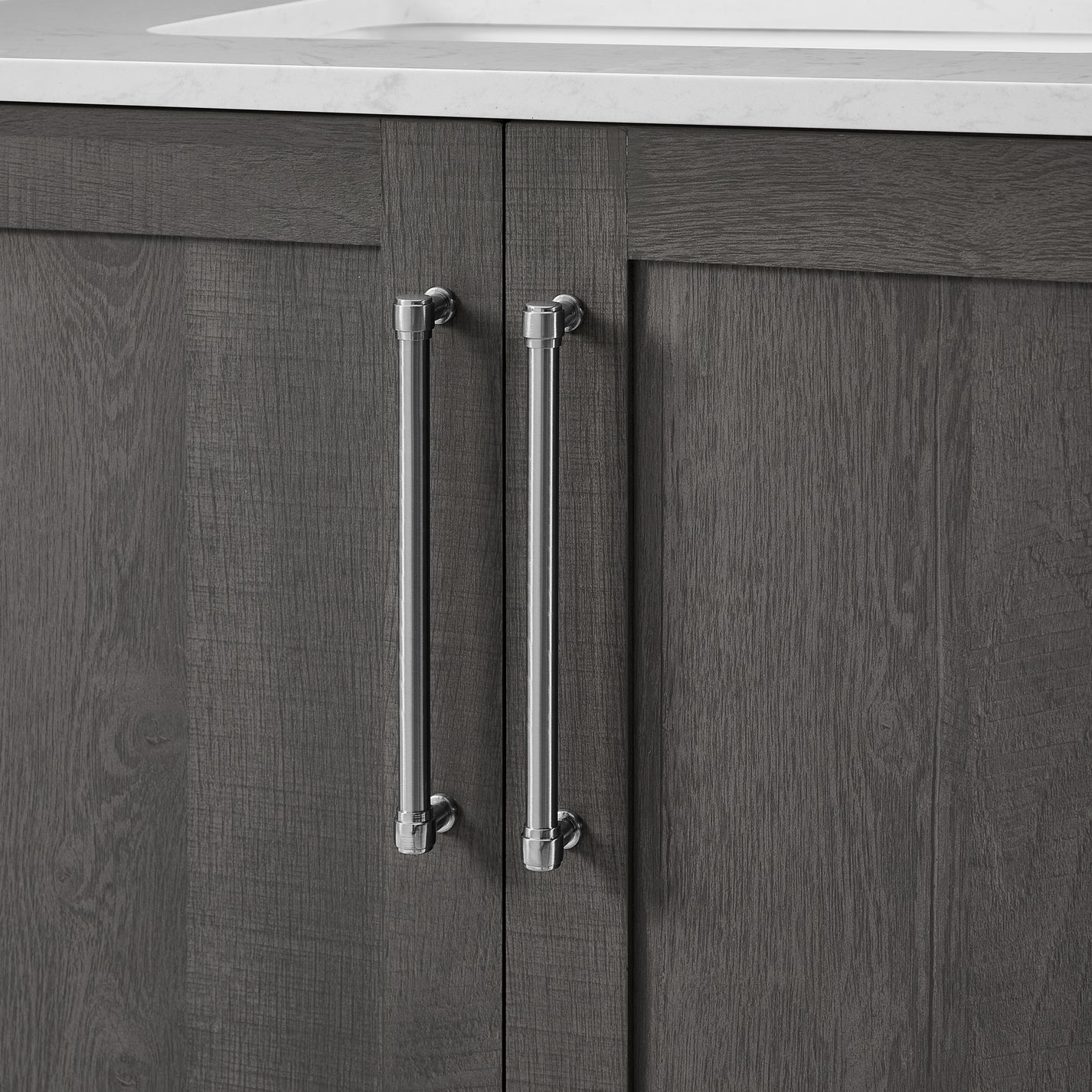 Bridgeport Home Daisy 36" Single-Sink Grey Bathroom Vanity Set FFE-1242