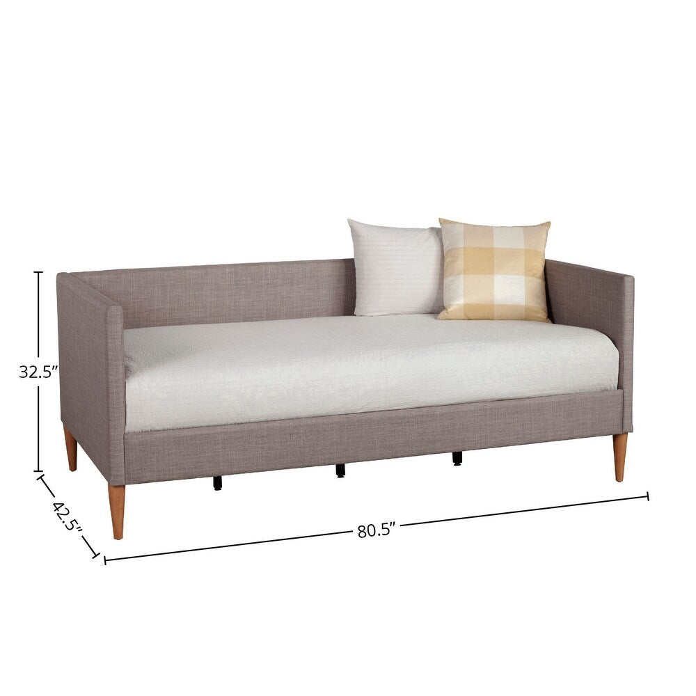 Alpine Dark Grey Linen Britney Daybed Sofa Couch 1296T FFE-1040