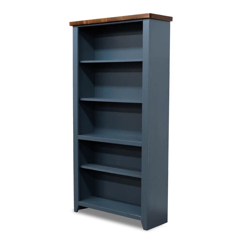 Laurel Foundry Modern Farmhouse Two Toned Brixham 5 Shelf Bookcase FFE-751