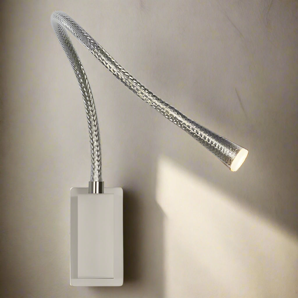 Contardi FlexiLED Steel LED Wall Sconce King Roselli Architetti Satin w/o Switch FFE258-500