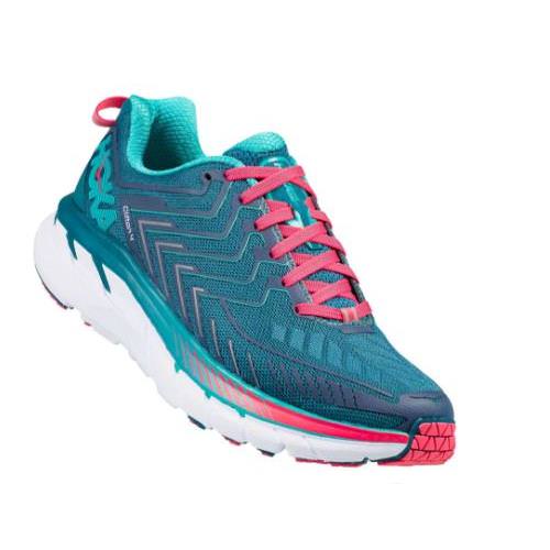 Womens Hoka One One Clifton 4 BCCM Blue Corral Sz 10 Running Shoes MH197-21