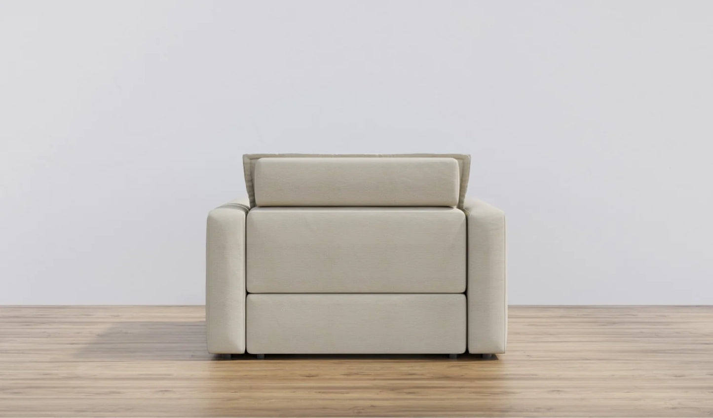 Homebody Ivory Linen Coconut Shell Recliner Chair FFE258-324