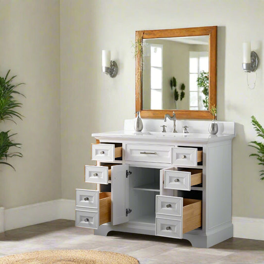 Three Posts Currahee 42" Single Bathroom Vanity Set FFE-742