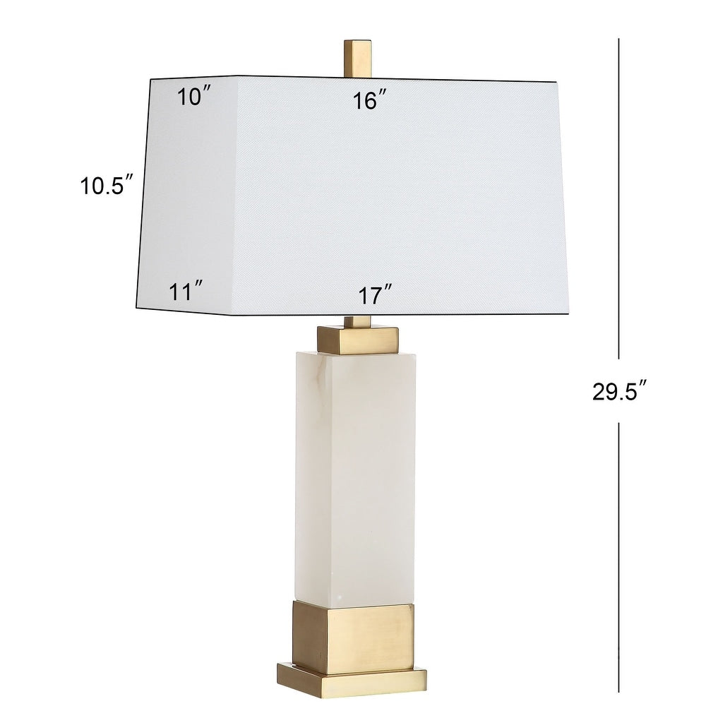 Safavieh Rozella Alabaster White/Gold Table Lamp FFE258-549
