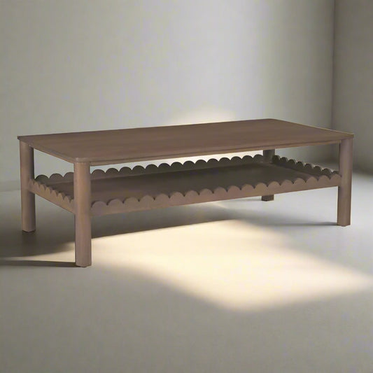 Moe's Home Wiley 52" Rectangular Wood Brown Coffee Table FFE258-233