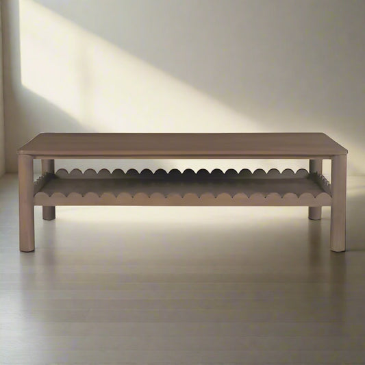 Moe's Home Wiley 52" Rectangular Wood Brown Coffee Table FFE258-233