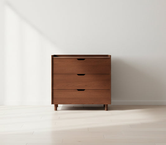 Burrow Walnut The Prospect 3-Drawer Dresser FFE-1380