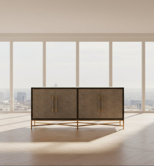 Moes Mako Small Grey Sideboard Buffet Cabinet FFE-1224