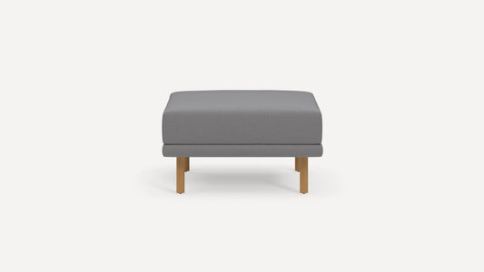 Burrow Range Plus Ottoman, Stone Gray, Oak FFE-1565