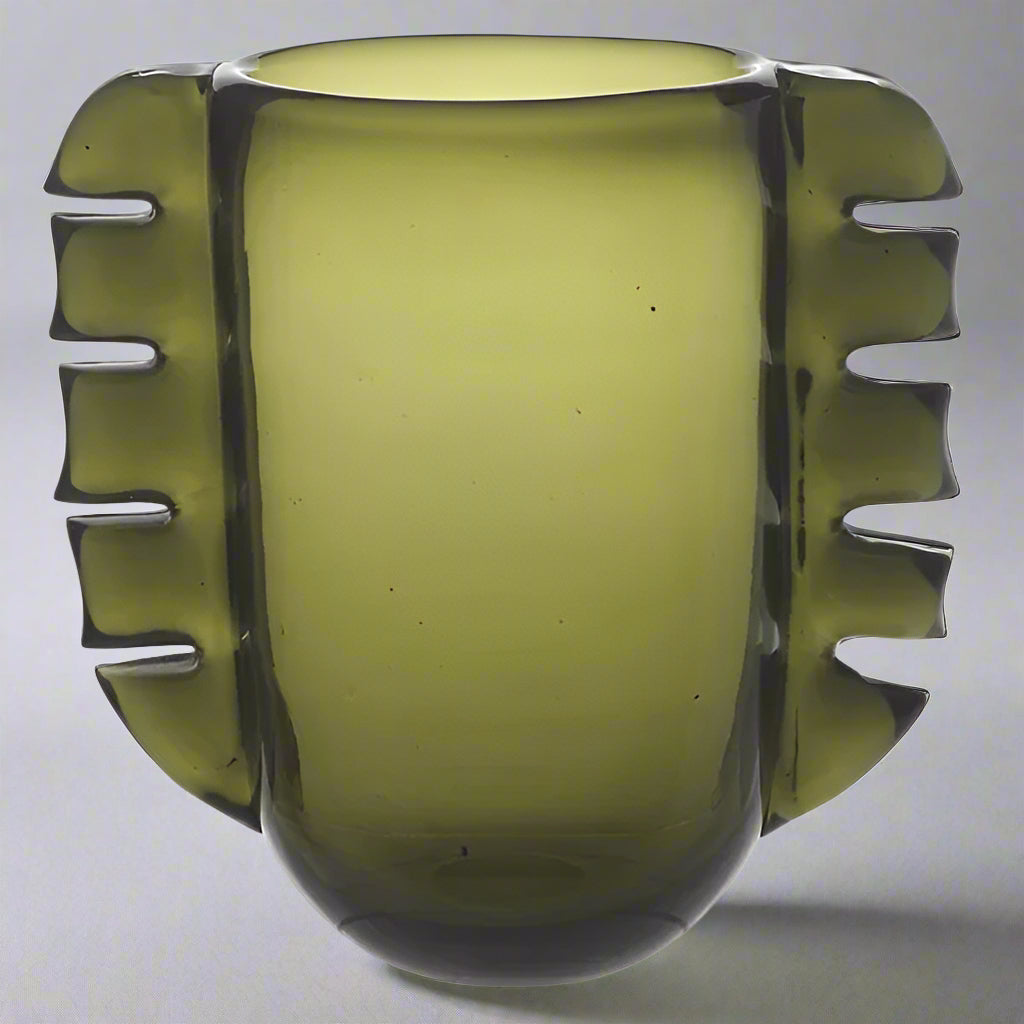 2Modern Ferm Living Alas Vase in Moss Green FFW258-485