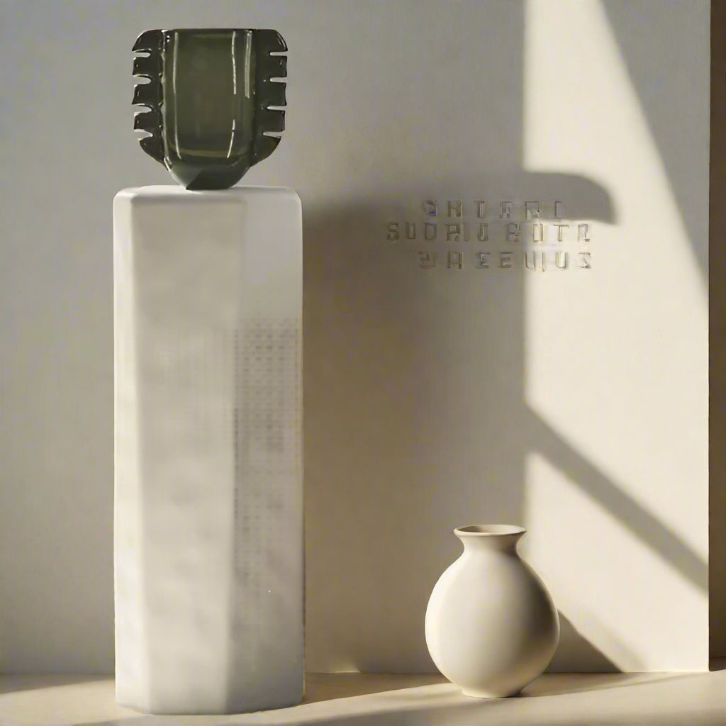 2Modern Ferm Living Alas Vase in Moss Green FFW258-485