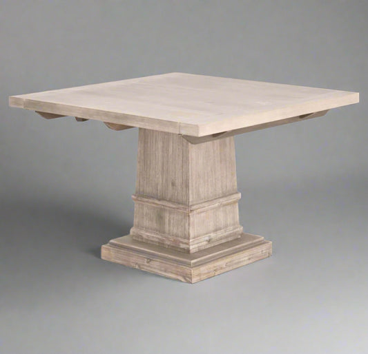 Essentials for Living Julian French Grey Acacia Extendable Square Dining Table MB1-28