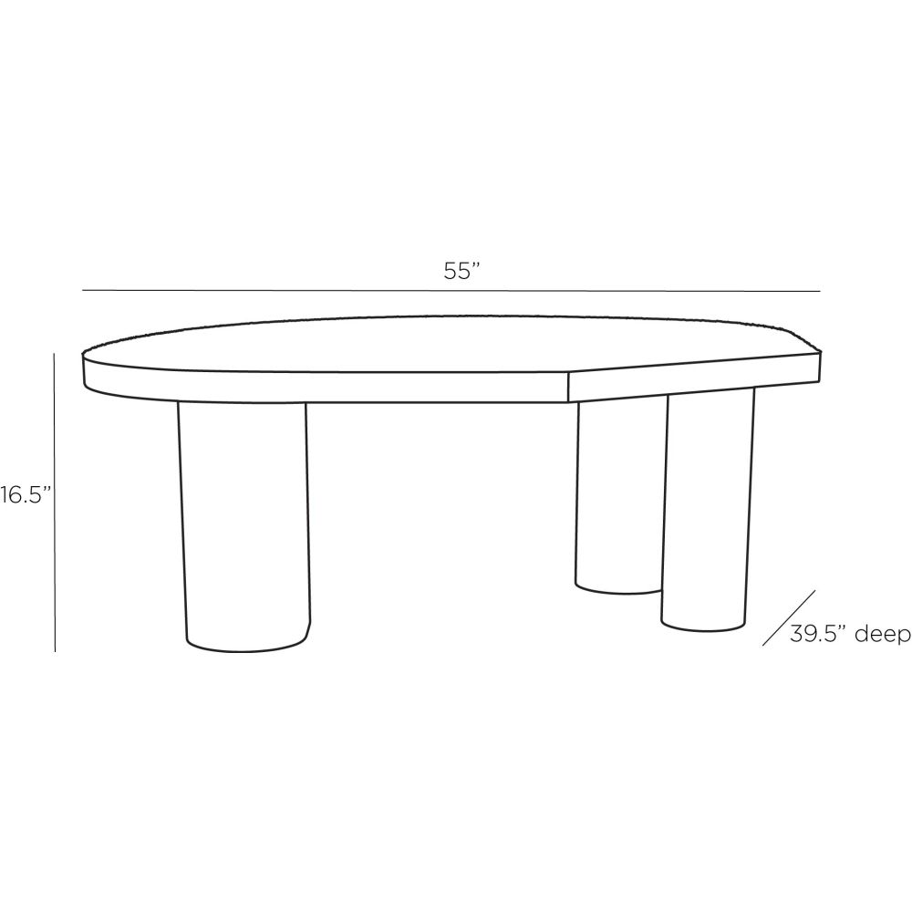 Designers Home Black Tribal Coffee Table FFE-1323