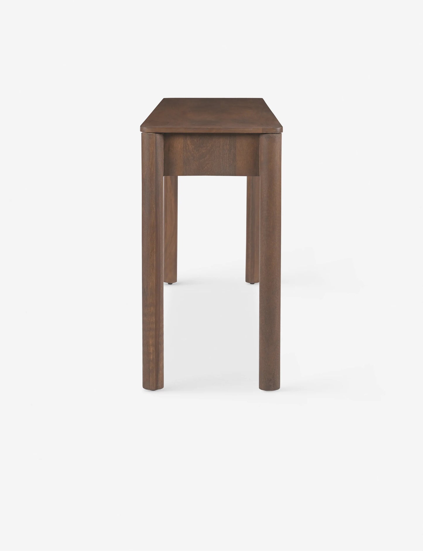 Lulu & Georgia Brown Samantha Console Wood Scalloped Detail Table FFE-1064