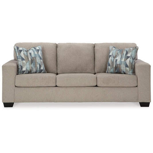 Ashley Furniture Gavin Parchment Beige w 2 Pillows 3 Seater Sofa Couch  FFE-800