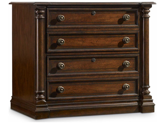 Hooker Furniture Leesburg Rich Traditional Mahogany Lateral File Cabinet FFE-1046
